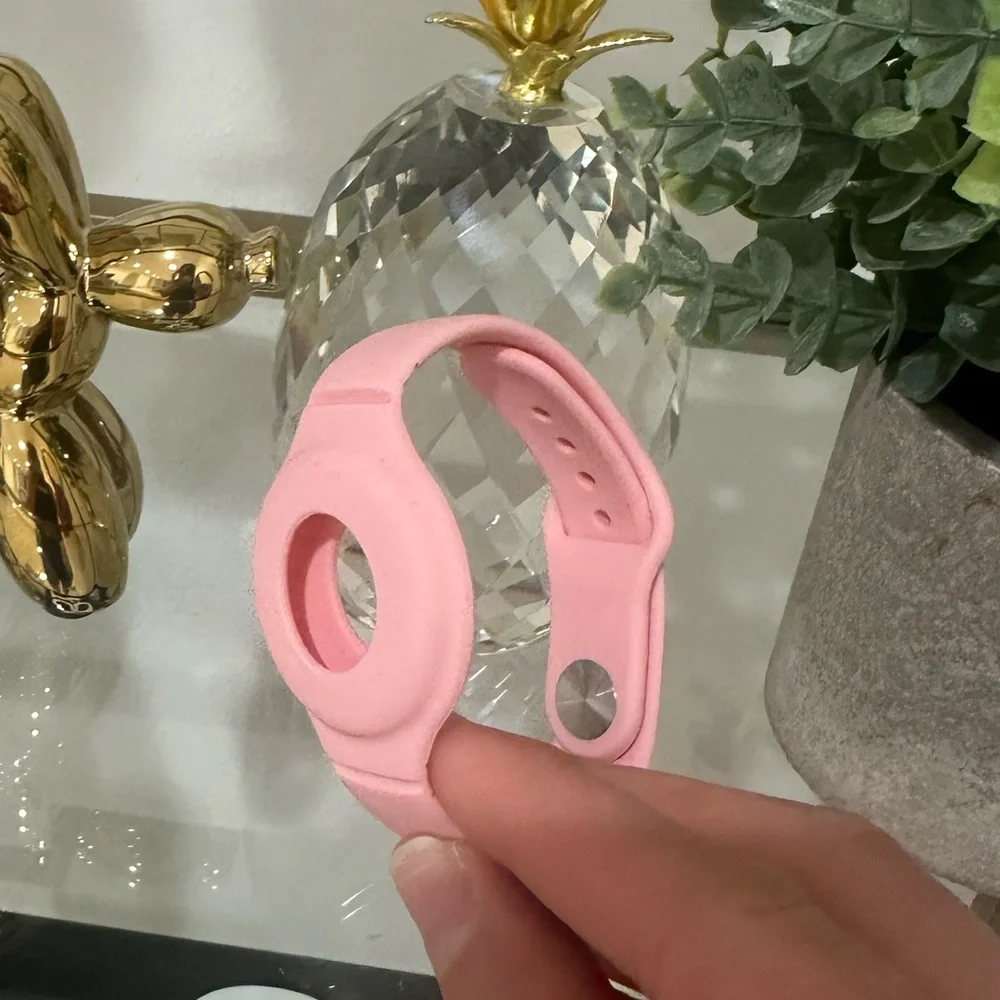 Pink Kids AirTag Bracelet